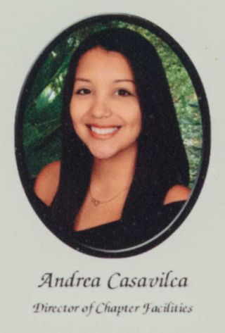 Beta Epsilon Chapter Composite Detail, Andrea Casavilca, 2013-2014