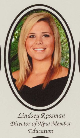 Beta Epsilon Chapter Composite Detail, Lindsey Rossman, 2012-2013