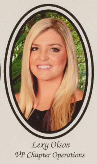 Beta Epsilon Chapter Composite Detail, Lexy Olson, 2012-2013