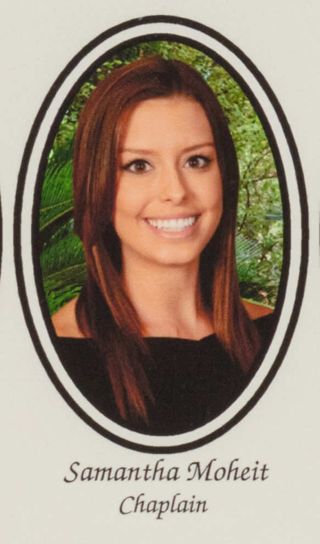 Beta Epsilon Chapter Composite Detail, Samantha Moheit, 2012-2013