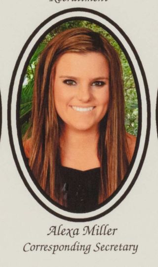 Beta Epsilon Chapter Composite Detail, Alexa Miller, 2012-2013
