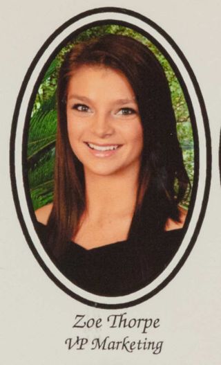 Beta Epsilon Chapter Composite Detail, Zoe Thorpe, 2012-2013