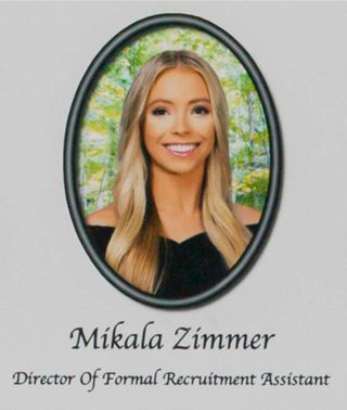 Beta Epsilon Chapter Composite Detail, Mikala Zimmer, 2019-2020