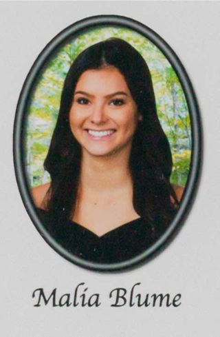 Beta Epsilon Chapter Composite Detail, Malia Blume, 2019-2020