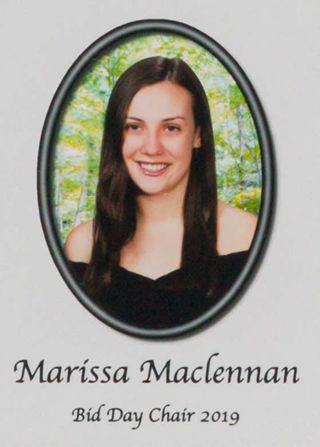 Beta Epsilon Chapter Composite Detail, Marissa Maclennan, 2019-2020