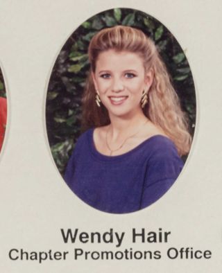 Beta Epsilon Chapter Composite Detail, Wendy Hair, 1991-1992