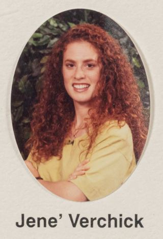 Beta Epsilon Chapter Composite Detail, Jene' Verchick, 1991-1992
