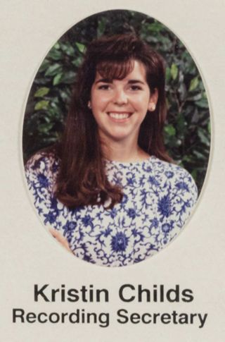 Beta Epsilon Chapter Composite Detail, Kristin Childs, 1991-1992