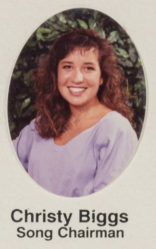 Beta Epsilon Chapter Composite Detail, Christy Biggs, 1991-1992