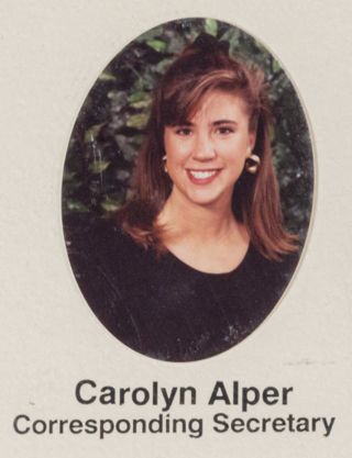 Beta Epsilon Chapter Composite Detail, Carolyn Alper, 1991-1992