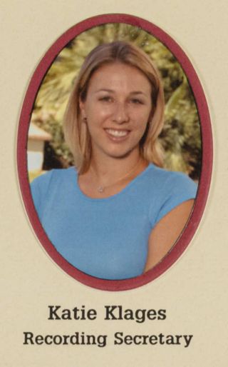 Beta Epsilon Chapter Composite Detail, Katie Klages, 2002-2003