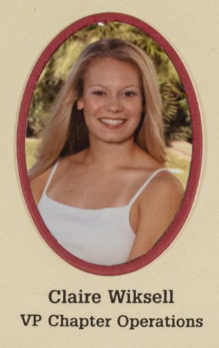 Beta Epsilon Chapter Composite Detail, Claire Wiksell, 2002-2003