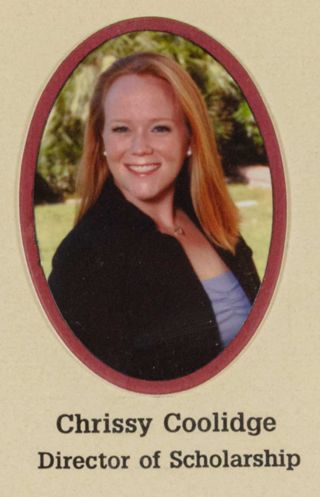 Beta Epsilon Chapter Composite Detail, Chrissy Coolidge, 2002-2003