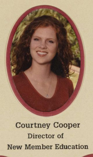 Beta Epsilon Chapter Composite Detail, Courtney Cooper, 2002-2003