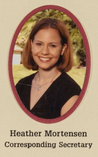 Beta Epsilon Chapter Composite Detail, Heather Mortensen, 2002-2003