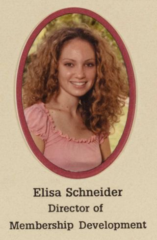 Beta Epsilon Chapter Composite Detail, Elisa Schneider, 2002-2003
