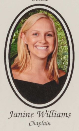 Beta Epsilon Chapter Composite Detail, Janine Williams, 2011-2012