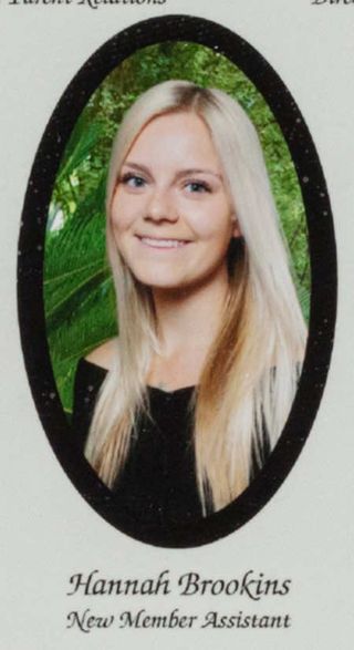 Beta Epsilon Chapter Composite Detail, Hannah Brookins, 2016-2017