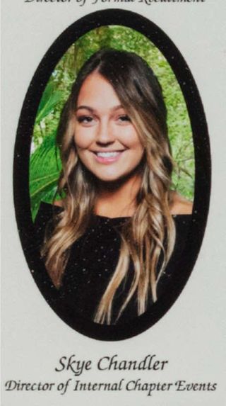 Beta Epsilon Chapter Composite Detail, Skye Chandler, 2016-2017