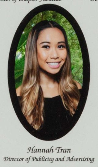 Beta Epsilon Chapter Composite Detail, Hannah Tran, 2016-2017