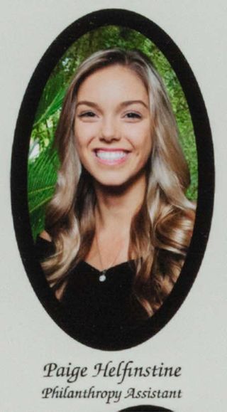Beta Epsilon Chapter Composite Detail, Paige Helfinstine, 2016-2017