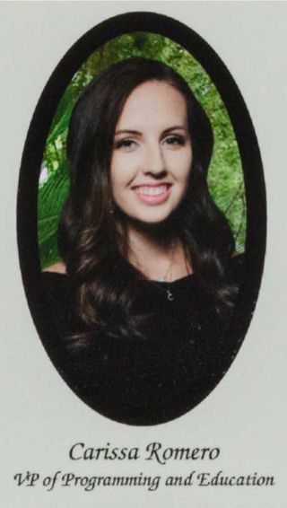 Beta Epsilon Chapter Composite Detail, Carissa Romero, 2016-2017