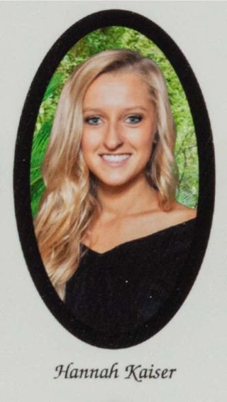 Beta Epsilon Chapter Composite Detail, Hannah Kaiser, 2016-2017