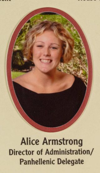 Beta Epsilon Chapter Composite Detail, Alice Armstrong, 2004-2005