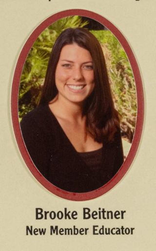 Beta Epsilon Chapter Composite Detail, Brooke Beitner, 2004-2005