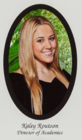 Beta Epsilon Chapter Composite Detail, Kaley Routson, 2015-2016