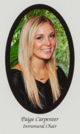 Beta Epsilon Chapter Composite Detail, Paige Carpenter, 2015-2016