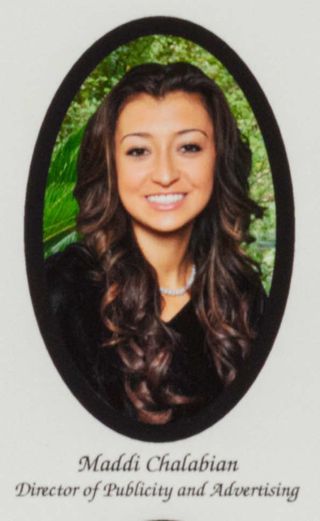 Beta Epsilon Chapter Composite Detail, Maddi Chalabian, 2015-2016