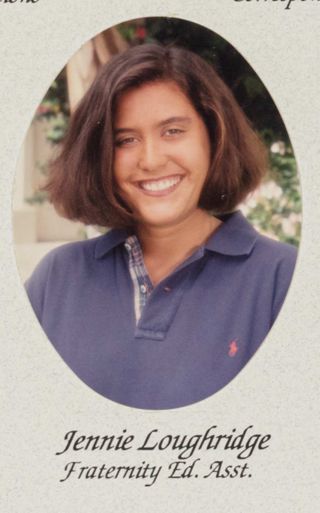 Beta Epsilon Chapter Composite Detail, Jennie Loughridge, 1994-1995