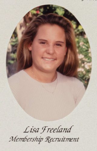 Beta Epsilon Chapter Composite Detail, Lisa Freeland, 1994-1995