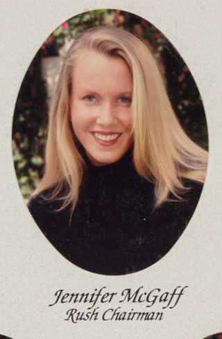 Beta Epsilon Chapter Composite Detail, Jennifer McGaff, 1994-1995