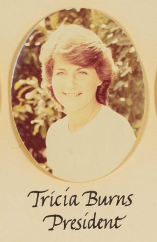 Beta Epsilon Chapter Composite Detail, Tricia Burns, 1982-1983