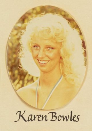 Beta Epsilon Chapter Composite Detail, Karen Bowles, 1982-1983