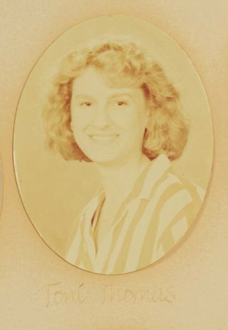 Beta Epsilon Chapter Composite Detail, Toni Thomas, 1985-1986