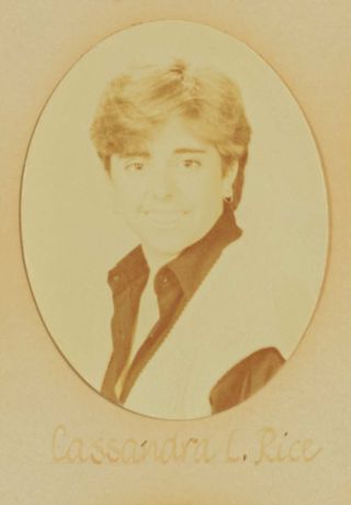 Beta Epsilon Chapter Composite Detail, Cassandra L. Rice, 1985-1986