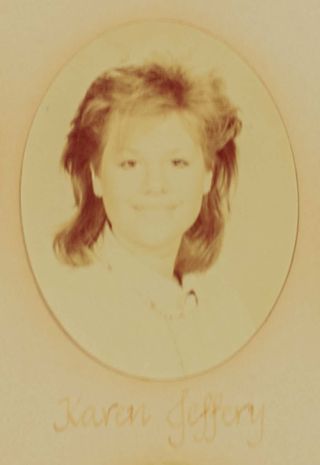 Beta Epsilon Chapter Composite Detail, Karen Jeffery, 1985-1986