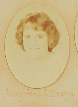 Beta Epsilon Chapter Composite Detail, Mary Anne McDonough, 1985-1986