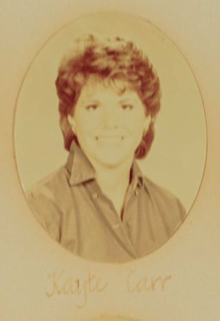 Beta Epsilon Chapter Composite Detail, Kayte Carr, 1985-1986