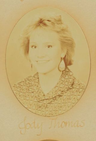 Beta Epsilon Chapter Composite Detail, Jody Thomas, 1985-1986