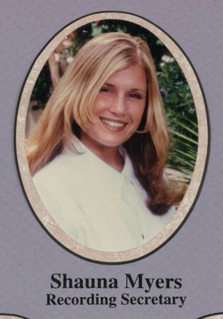 Beta Epsilon Chapter Composite Detail, Shauna Myers, 1996-1997