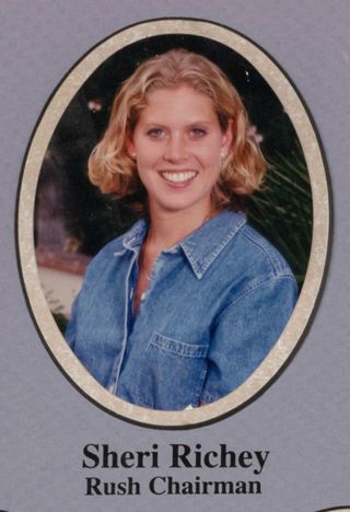 Beta Epsilon Chapter Composite Detail, Sheri Richey, 1996-1997