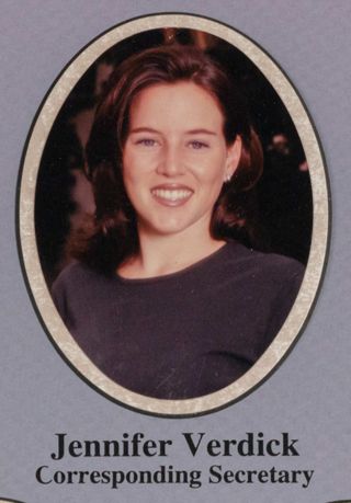 Beta Epsilon Chapter Composite Detail, Jennifer Verdick, 1996-1997