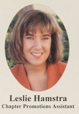 Beta Epsilon Chapter Composite Detail, Leslie Hamstra, 1992-1993
