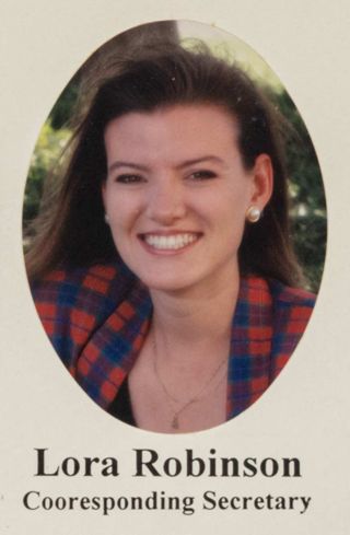 Beta Epsilon Chapter Composite Detail, Lora Robinson, 1992-1993