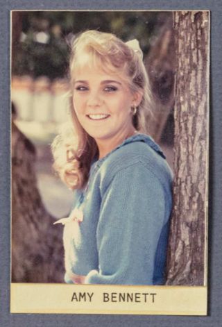 Beta Epsilon Chapter Composite Detail, Amy Bennett, 1987-1988