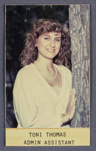 Beta Epsilon Chapter Composite Detail, Toni Thomas, 1987-1988
